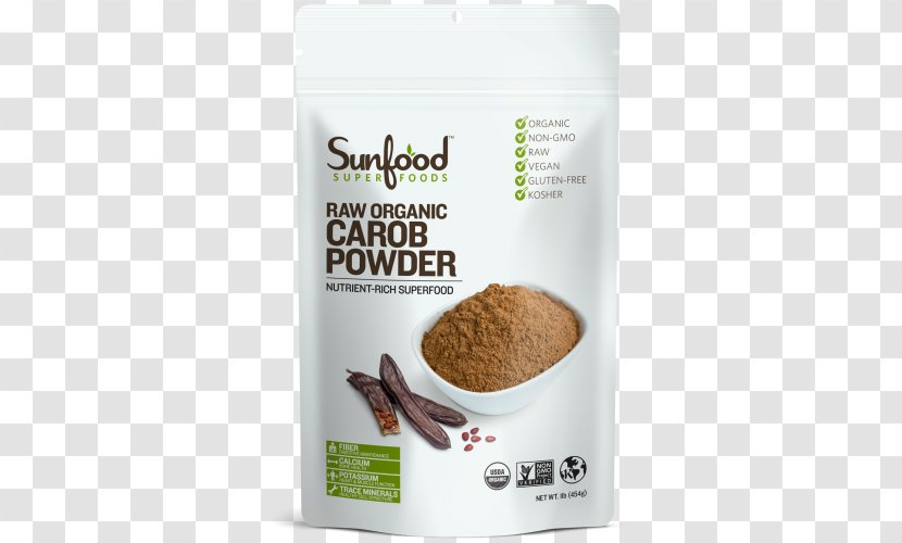 Raw Foodism Organic Food Carob Tree Superfood Smoothie - Chocolate Transparent PNG