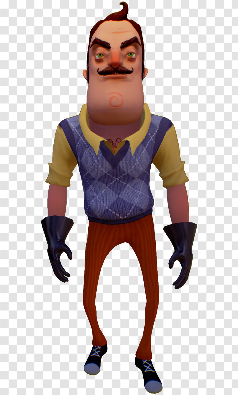 Hello Neighbor Video Game - Action Figure Transparent PNG