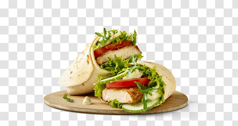 Breakfast Sandwich Wrap McDonald's Big Mac Cheeseburger Salsa - Dish - Salad Transparent PNG