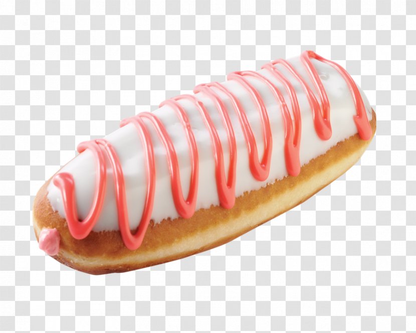 Éclair Donuts Shortcake Cream Cruller - Food - Hot Dog Transparent PNG