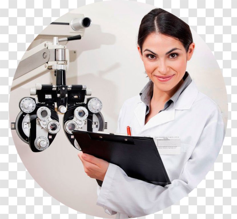Eye Care Professional Optician Human Visual Perception Phoropter - Ophthalmology - Glasses Transparent PNG