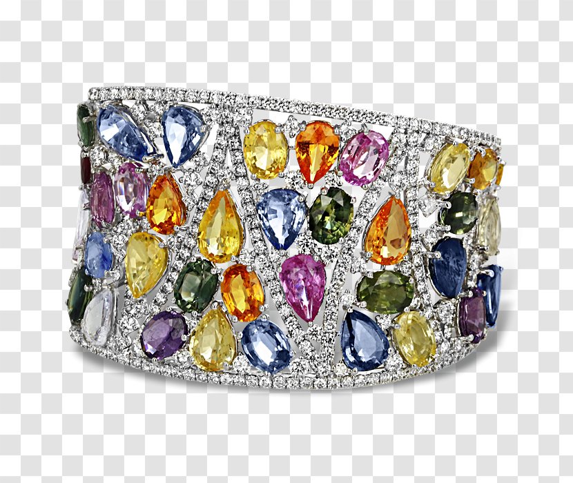 Earring Sapphire Bangle Bracelet Jewellery - Gemstone Transparent PNG