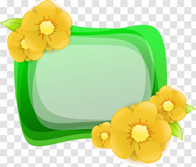 Design - Green - Flower Transparent PNG