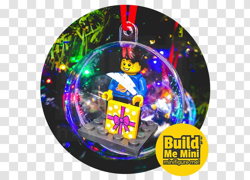 Lego Minifigures Christmas Ornament 4+ - Minifigure - Colored Tree Light Effect Transparent PNG