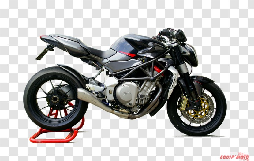 Exhaust System MV Agusta Brutale Series Motorcycle 910 - Mv 800 Transparent PNG