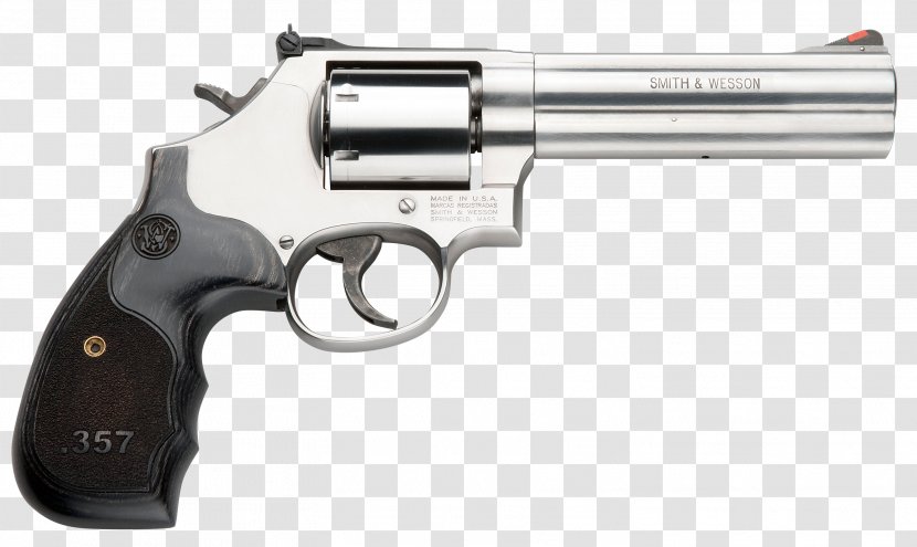 Smith & Wesson Model 686 .357 Magnum .38 Special Revolver - 29 - Hand Gun Transparent PNG