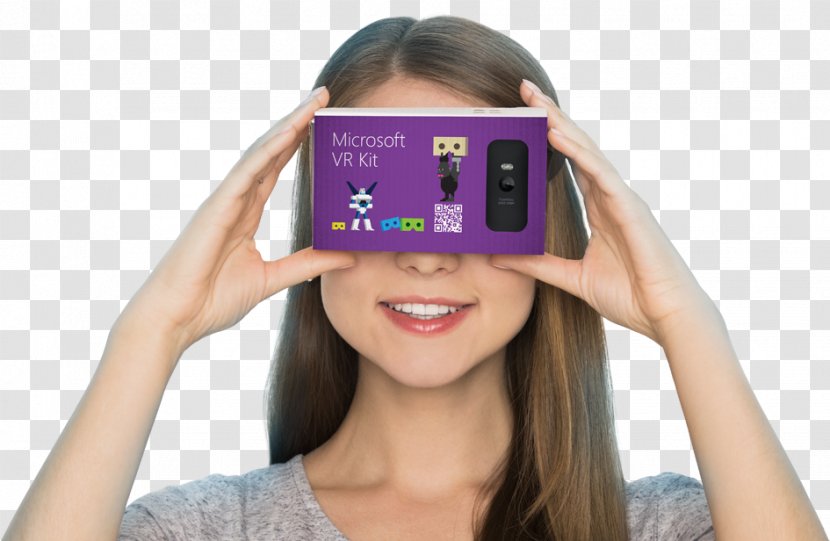 Virtual Reality Google Cardboard Daydream Microsoft Lumia - Silhouette Transparent PNG