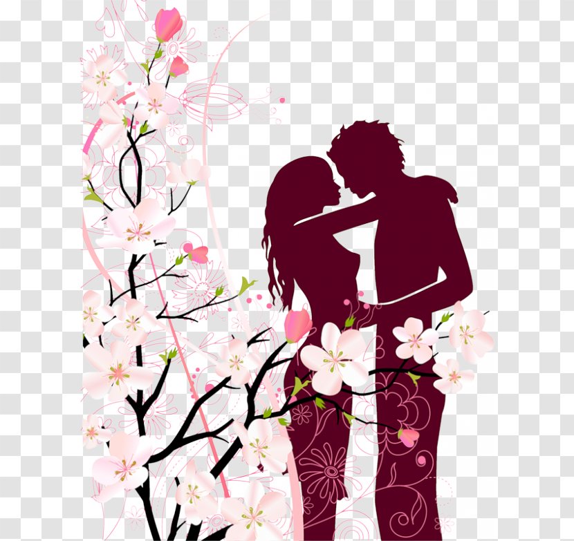 Marriage Couple Love Husband Christianity - Tree - Valentine Silhouette Transparent PNG