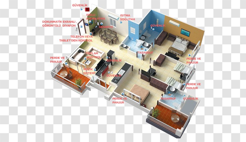 House Plan Bungalow Interior Design Services - Storey Transparent PNG