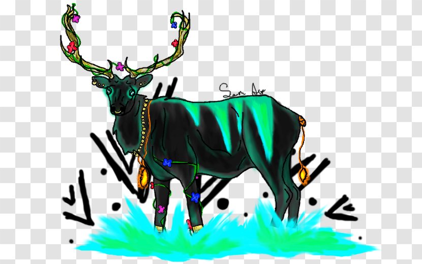 Reindeer Cattle Horse Transparent PNG