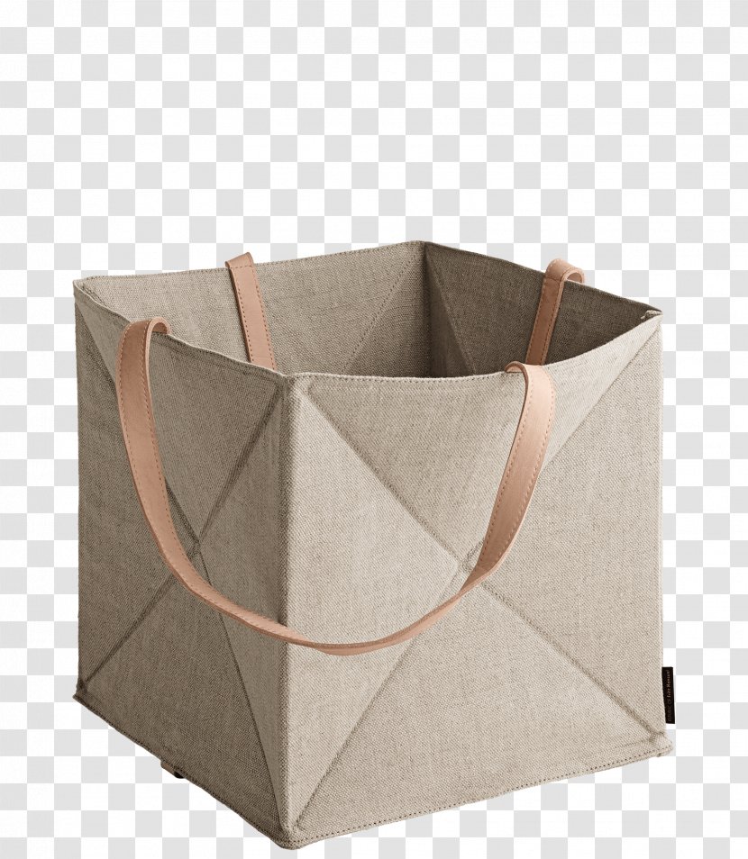 Paper Origami Leather Linen Bag - Storage Basket Transparent PNG