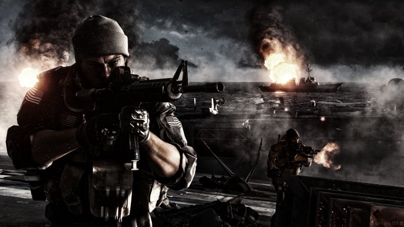 Battlefield 4 Hardline 3 Call Of Duty: Ghosts PlayStation - Frame - Duty Transparent PNG