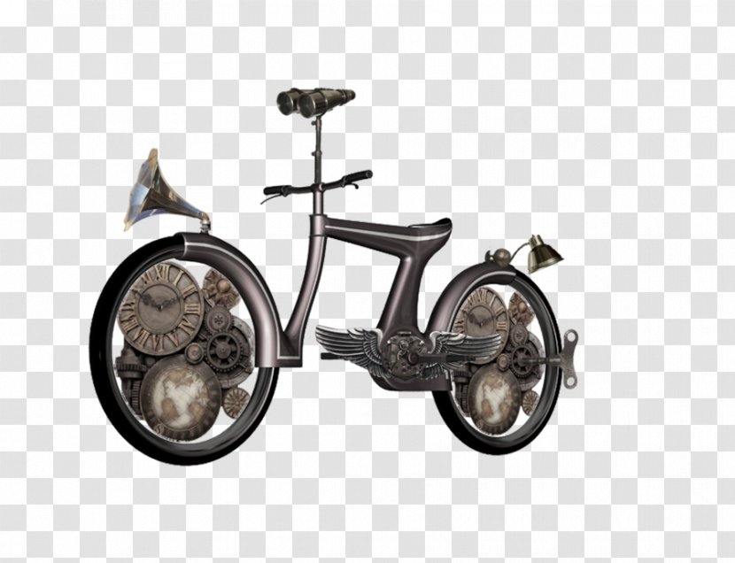 Bicycle Steampunk Digital Art - Photography Transparent PNG