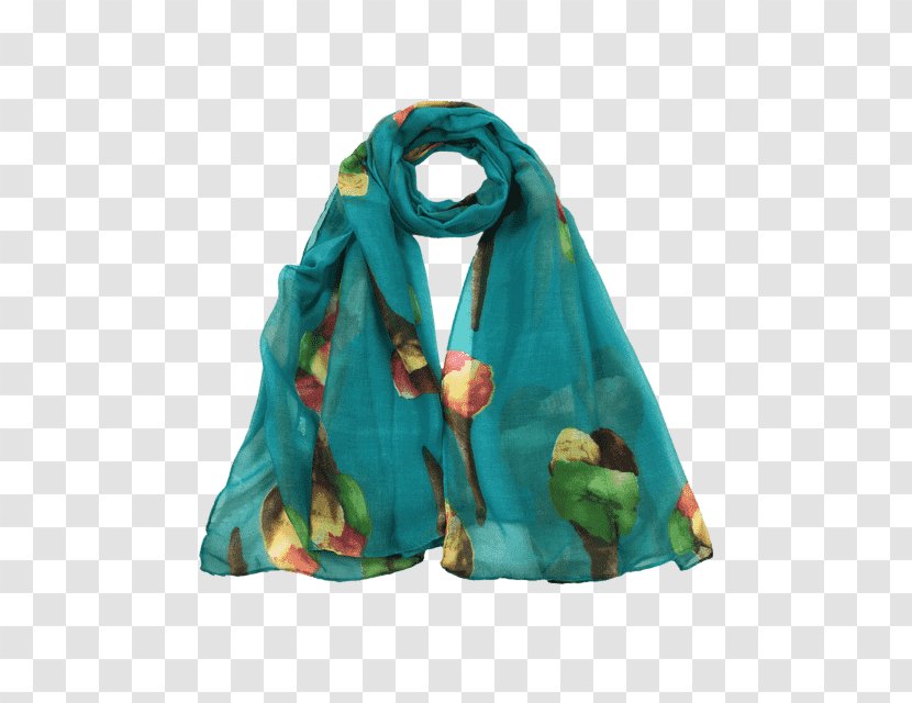 Turquoise - Scarf - Stole Transparent PNG