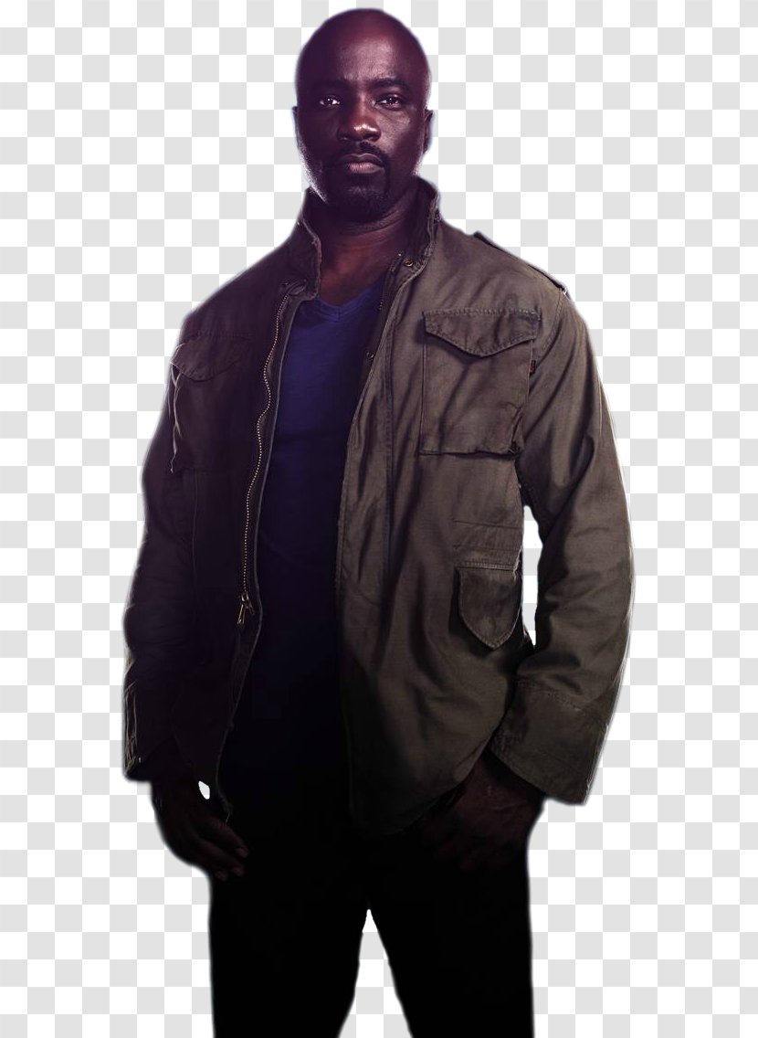 Mike Colter Punisher Johnny Blaze Luke Cage Marvel Cinematic Universe - Jacket Transparent PNG