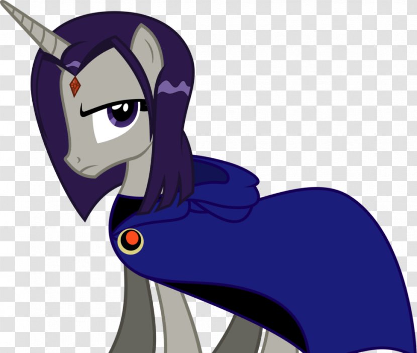 Raven Pony Rarity Aqualad Teen Titans - Silhouette - Demon Wings Transparent PNG