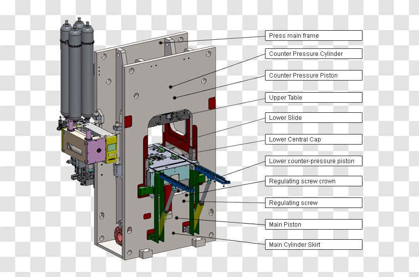 Lis Tranciatura Blanking And Piercing Machine Piston - Circuit Breaker - Internal Parts Transparent PNG