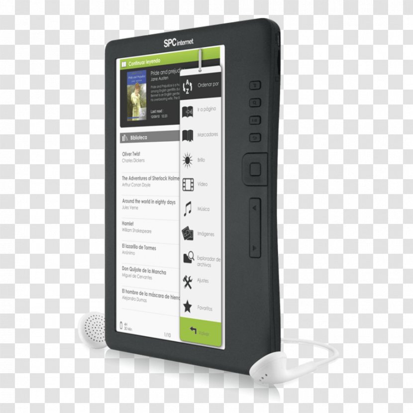 E-book Display Device Gadget Multimedia Internet - Technology - Mp5 Transparent PNG