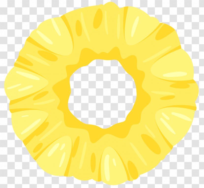 Yellow Fruit Euclidean Vector - Hand Painted Ring Transparent PNG