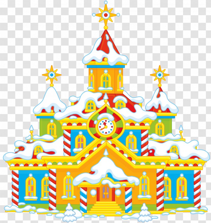Christmas Snow Clip Art - Holiday - Castle Transparent PNG