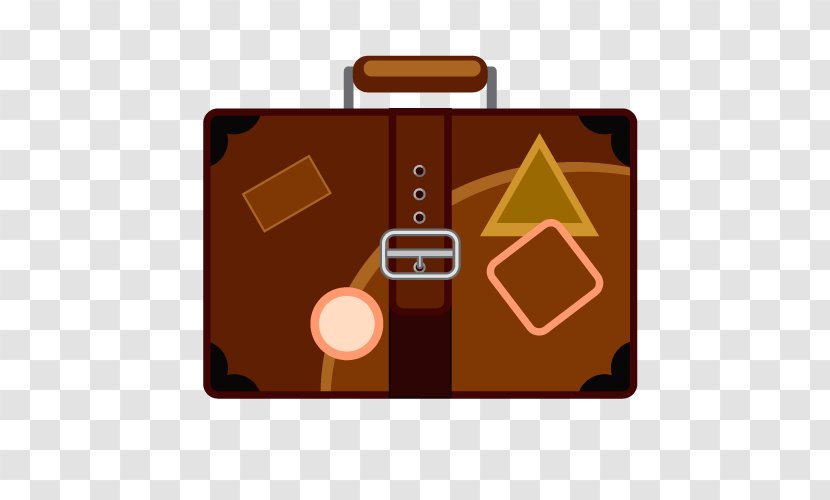 Suitcase Travel - Brand - Vector Retro Transparent PNG