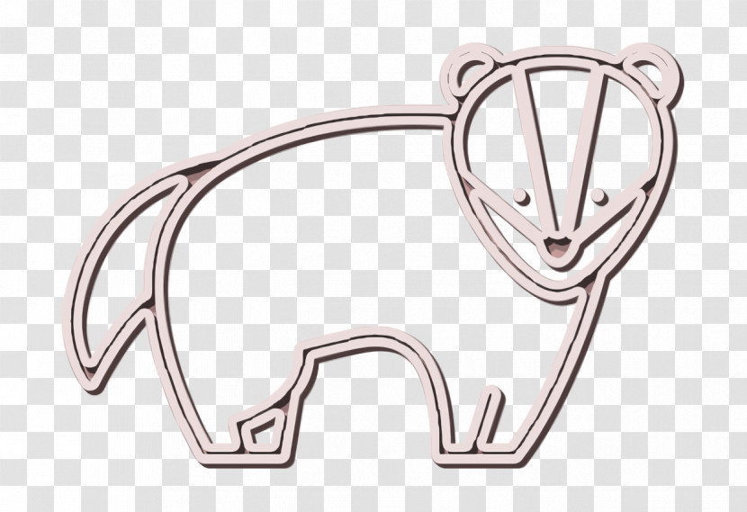 Badger Icon Forest Animals Icon Transparent PNG