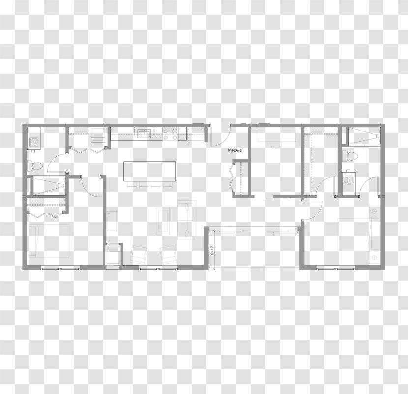 Floor Plan Architecture Apartment House Vantage On The Park Transparent PNG