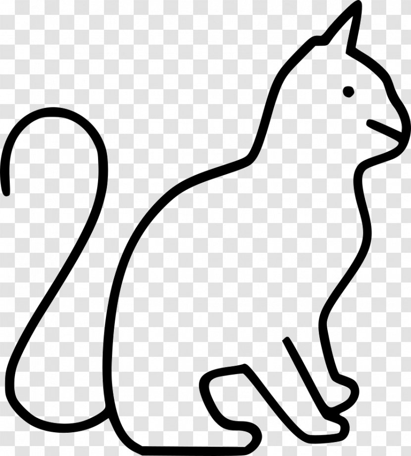 Cat Whiskers Clip Art - Line - Asas Pictogram Transparent PNG