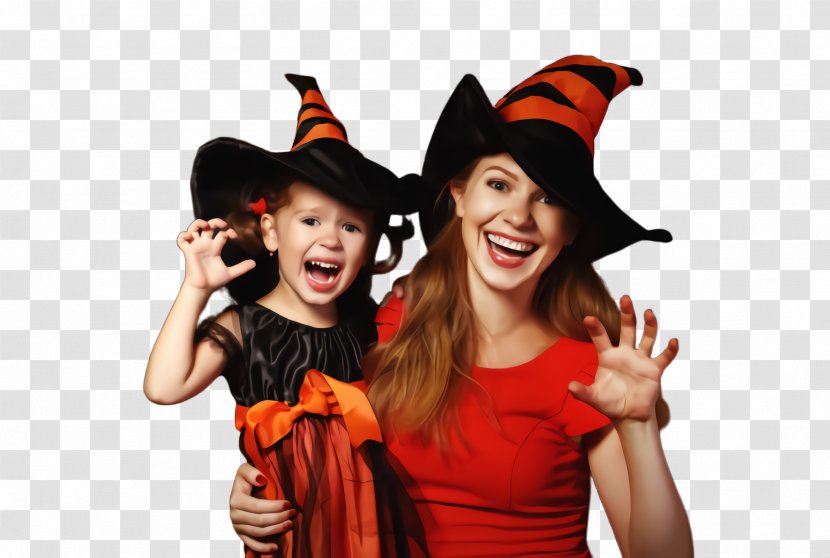 Trick-or-treat Fun Costume Smile Happy - Witch Hat Gesture Transparent PNG
