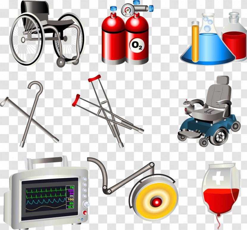 Medical Equipment Health Care Icon - Technology - Vector Wheelchair Transparent PNG