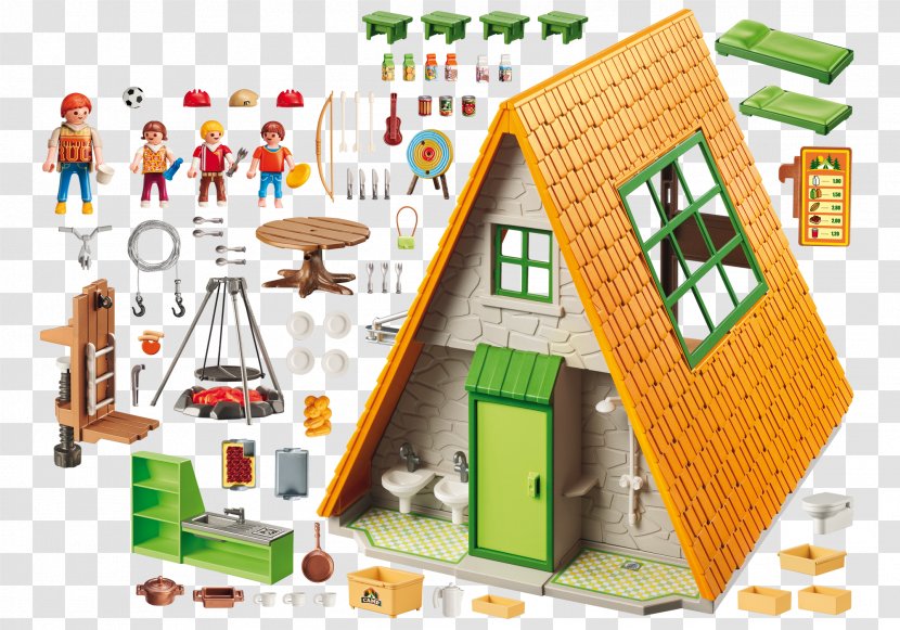 PLAYMOBIL Camping Lodge Accommodation Playmobil Excavator 5548 Summer Fun Chain Carousel With Colourful Lighting - Area - Play Mobil Transparent PNG