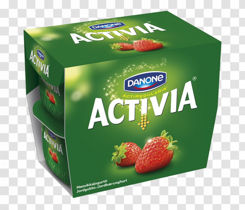 Strawberry Activia Yoghurt Danone Superfood - Food Transparent PNG