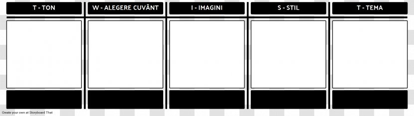 Template Chart Graphic Organizer Storyboard Goal - Black And White Transparent PNG