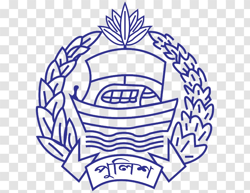 Dhaka Bangladesh Police Metropolitan Officer - Superintendent - Robust Insignia Transparent PNG