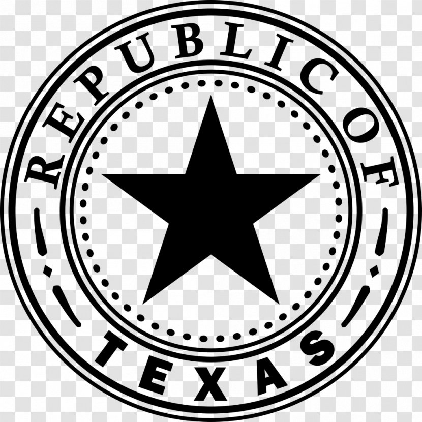 Republic Of Texas State Capitol Seal Lorenzo De Zavala Archives And Library Building Revolution - Rim Transparent PNG