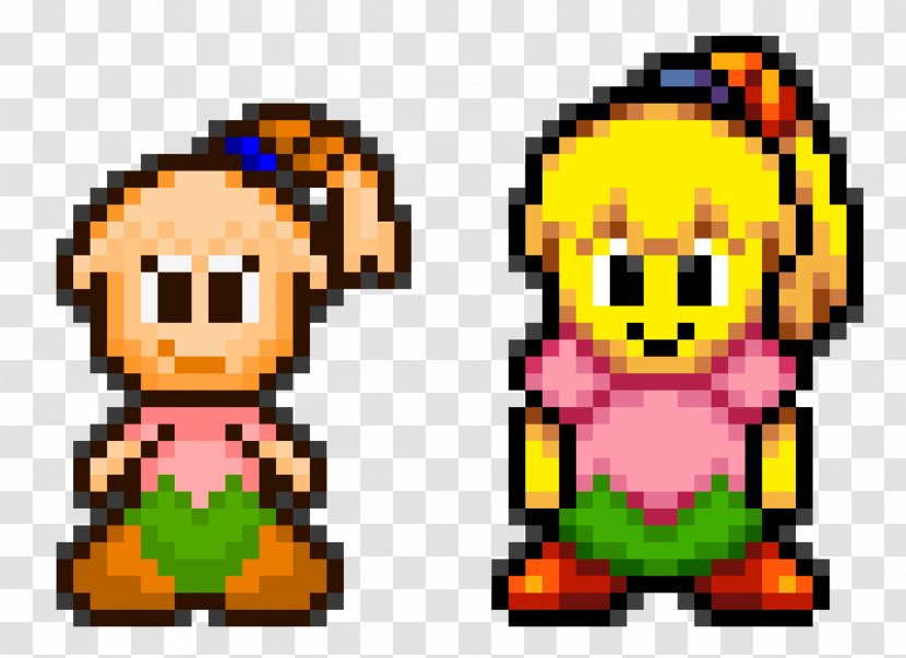 Kirby's Epic Yarn Mario Luigi Bowser - Sprite - Kirby Transparent PNG