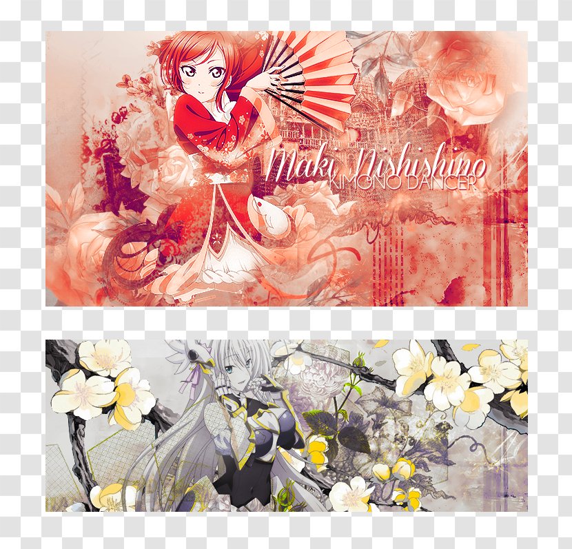 Floral Design Graphic Poster - Painting Transparent PNG