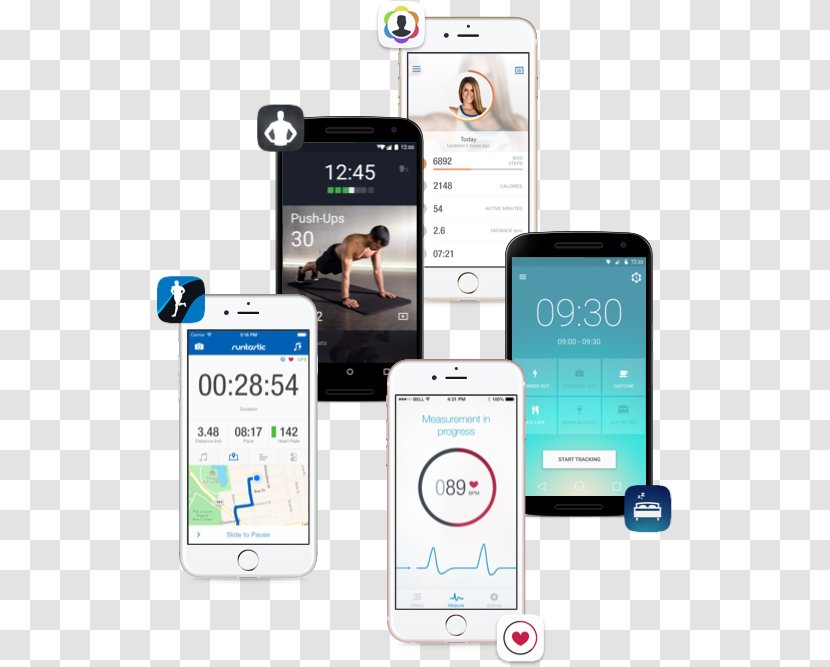 Smartphone Feature Phone Runtastic Endomondo (Software) Mobile Phones - Heart Rate Pro Transparent PNG