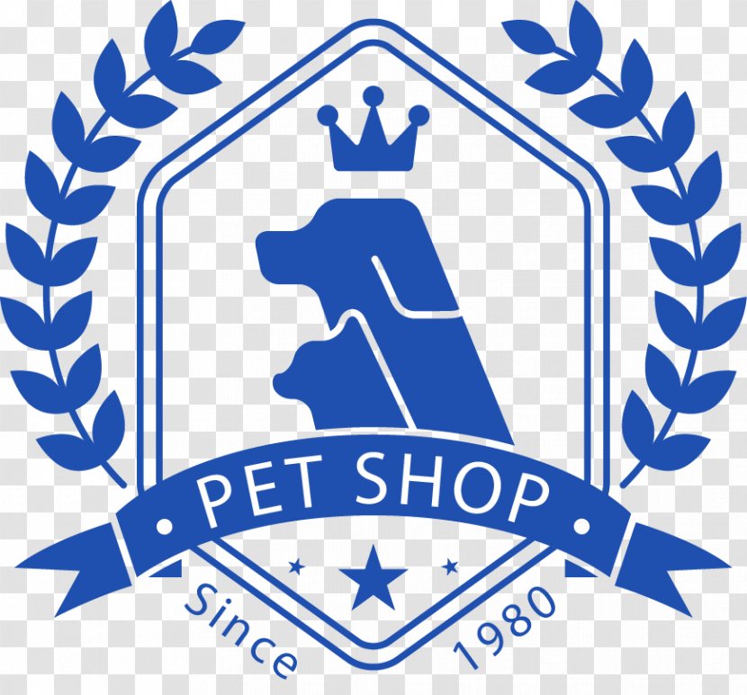 Watercolor Pet Store Logo Vector Material - Text - Organization Transparent PNG