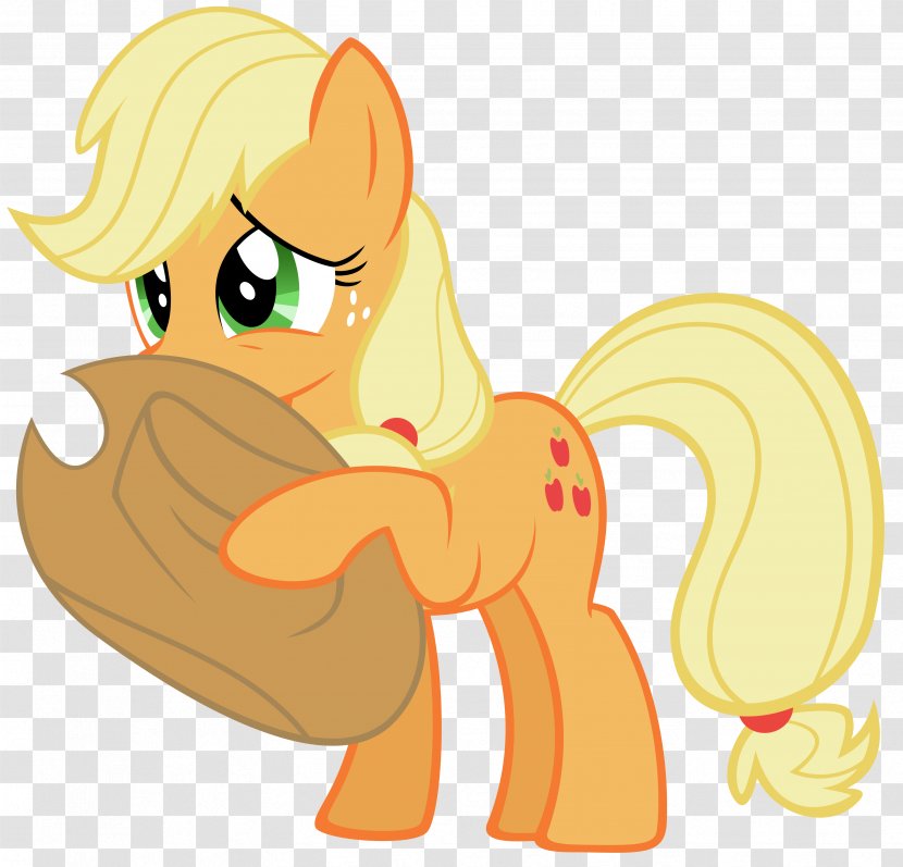 Pony Applejack Horse Mari Po - Watercolor Transparent PNG