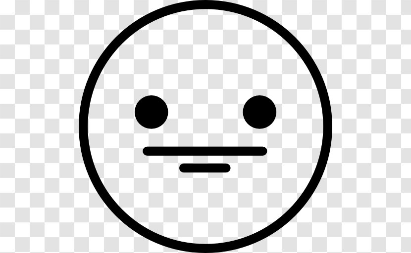 Smiley Emoticon Emoji Clip Art - Black And White Transparent PNG