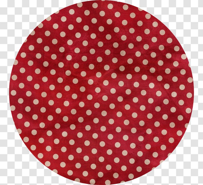 Paper Label Polka Dot Plate Red - Area - Bobby Pins Transparent PNG