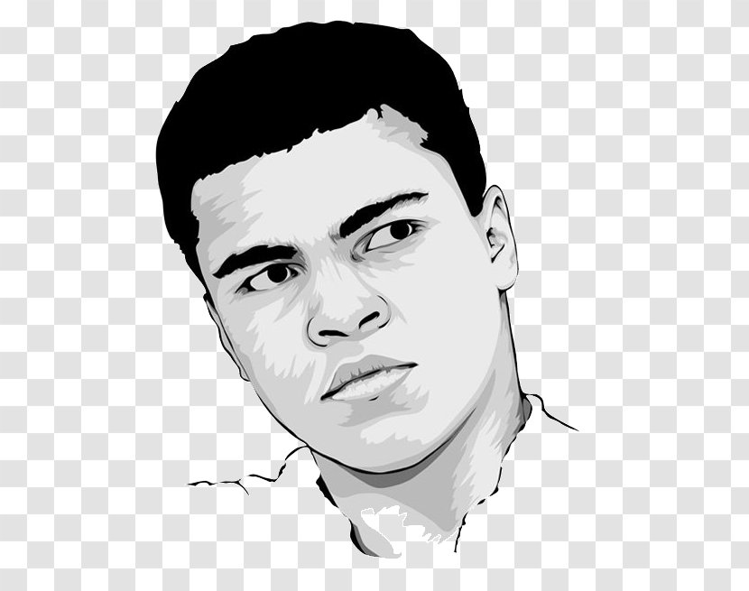 Muhammad Ali Portrait Nose - Facial Expression - Emotion Transparent PNG