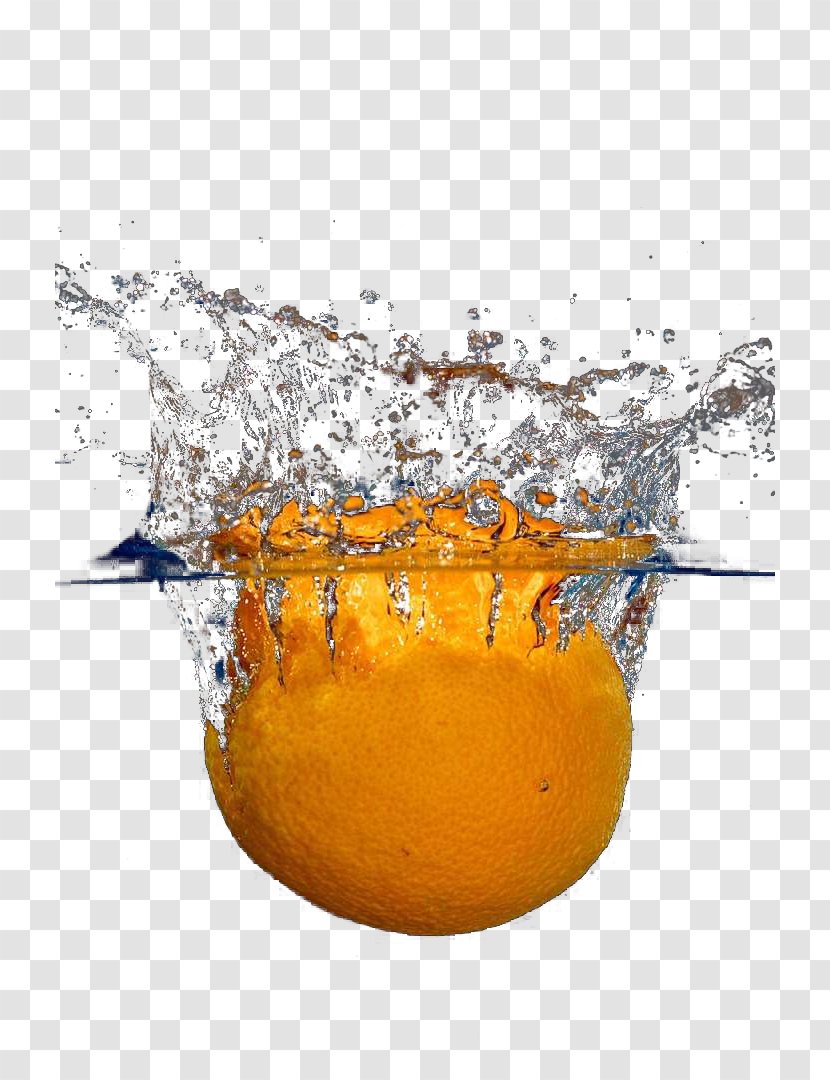 Orange Download Icon - Oranges Into The Water Transparent PNG