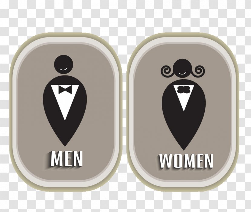 Logo Toilet - Sign - Men And Women Transparent PNG