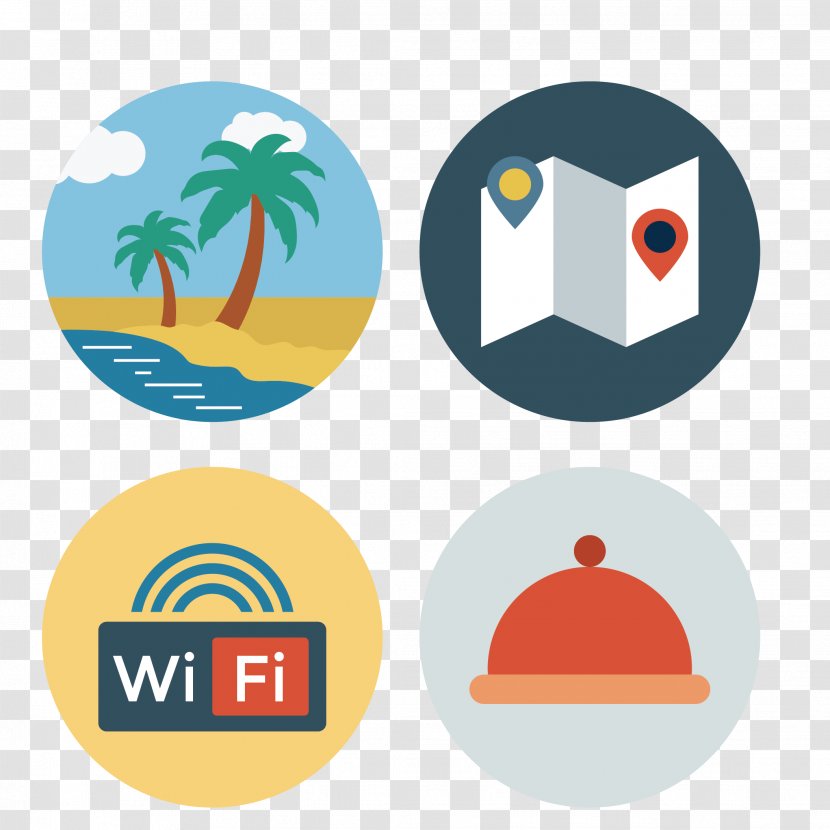Palm Trees Illustration - Area - Badge Transparent PNG