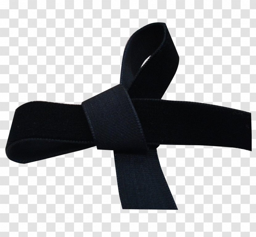 Black - Stretch Ribbon Bowknot Transparent PNG