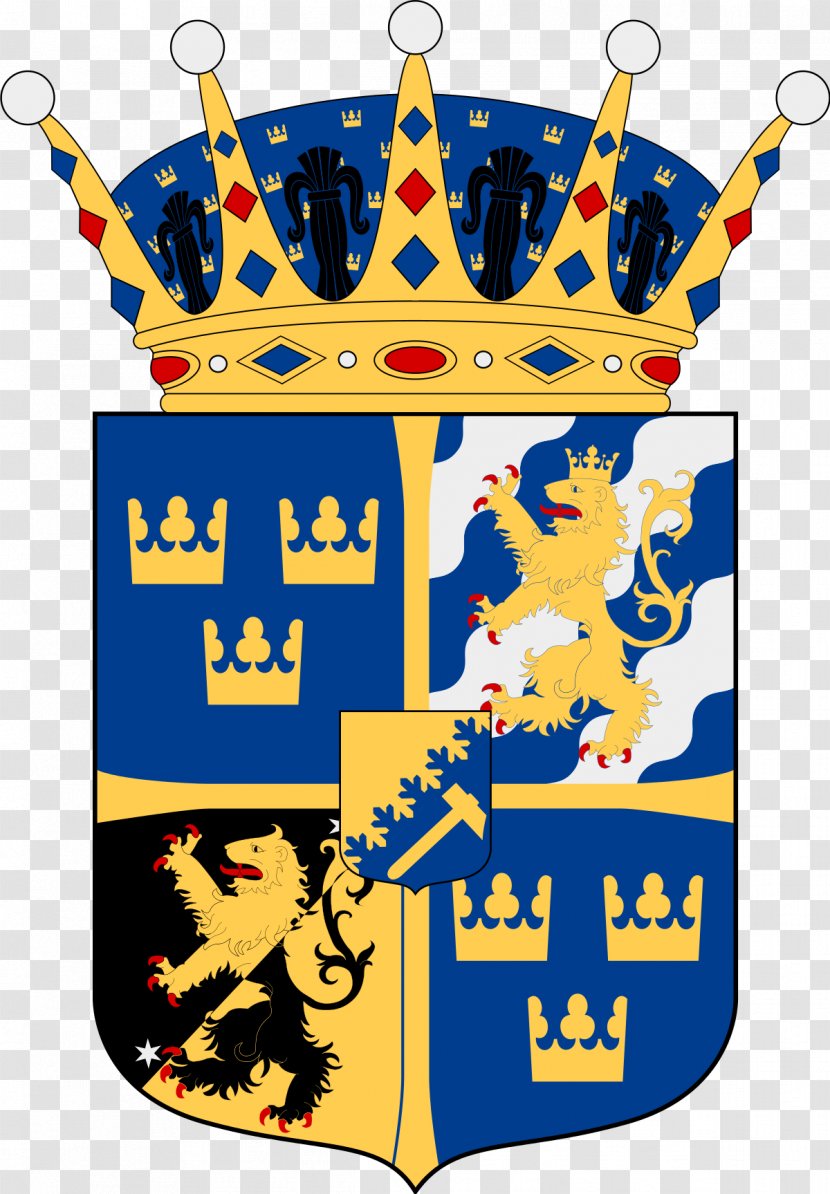 Sweden Coat Of Arms Princess Swedish Royal Family Crest - Area Transparent PNG