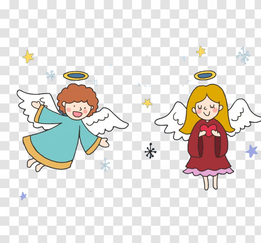 Christmas Angel Clip Art - Point - Vector Transparent PNG