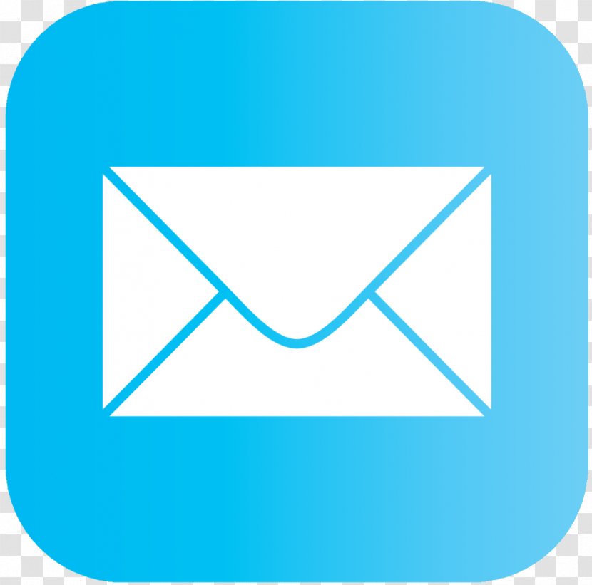 IOS 7 Email - Mail - Turquoise Transparent PNG